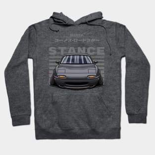 Roadster miata (gray) Hoodie